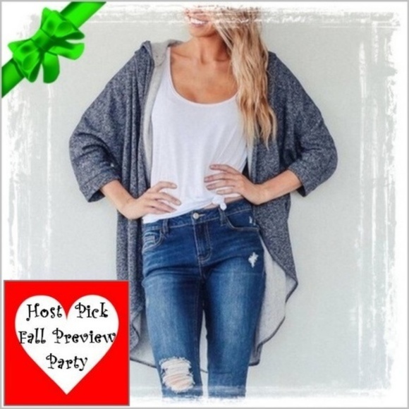 All For Color Sweaters - LAST ONE ~ Hooded Kimono #0fo6p1a